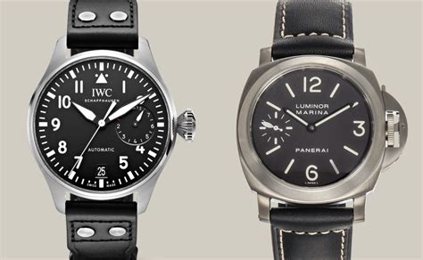 iwc big pilot vs panerai 372|Head.